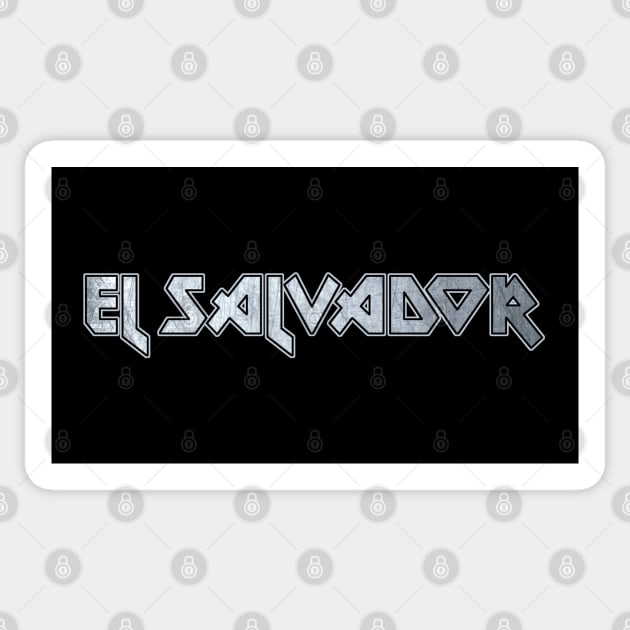 Heavy metal El Salvador Sticker by KubikoBakhar